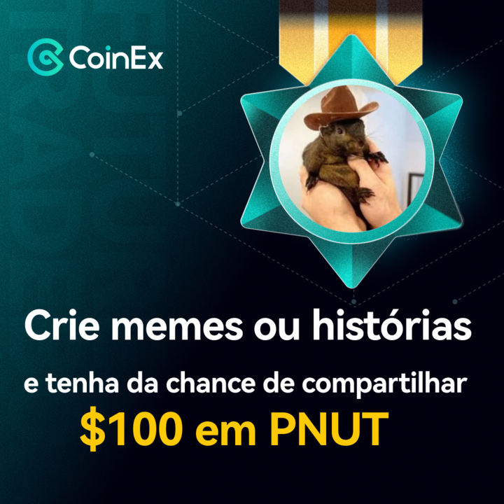 CoinexPortugues's tweet photo. Crie memes ou histórias sobre o lendário esquilo que inspirou o token do PNUT
🐿️ Como participar:
🔹Like e RT no post
🔹Envie seu meme ou história usando #CoinExPNUT 🎁Os 3 tweets com maior engajamento vão ganhar $20 em PNUT cada.
Outros 4 usuários aleatórios vão ganhar $5 em PNUT cada
📅 23 - 27 de novembro
#CoinEx