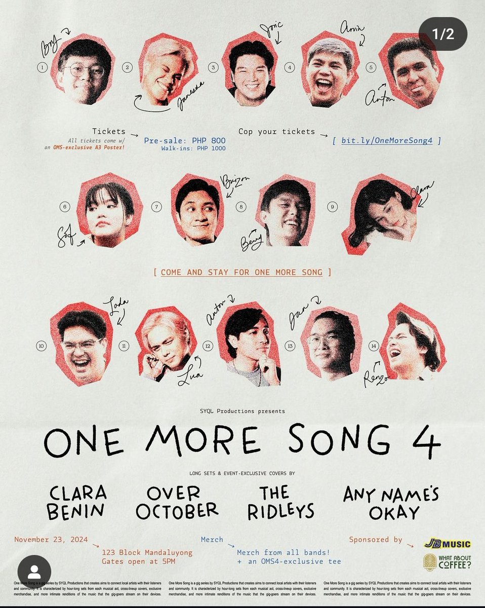 richeellyy's tweet photo. hemlo still avail but there r 2 extra tix na! 

dm if inch 💖

🏷️ One more song, OMS 4, the ridleys, over october, any name's okay, clara benin ! https://t.co/tOydEuVrgH
