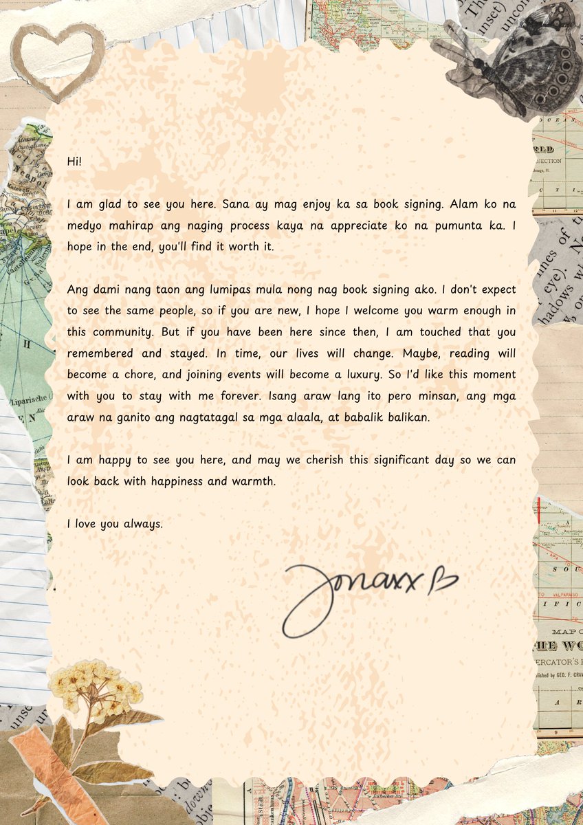 kkamii____'s tweet photo. Jonaxx Letter for Manila Booksigning '24

#FromJonaxxToJSLs
#JonaxxManilaBookSigning2024 
#FTABookLaunch https://t.co/h0e1pAOYYA