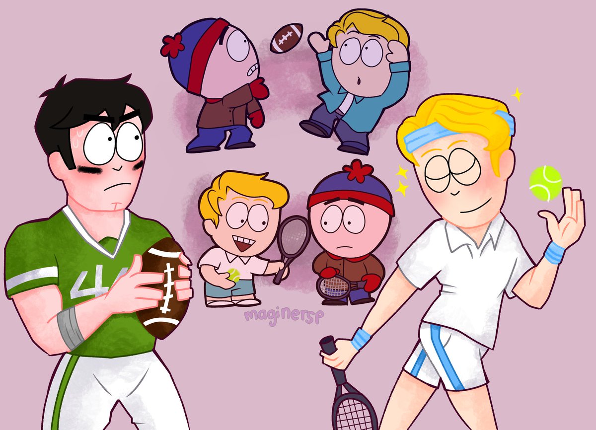 #StaryWeek2024 Day 6: Sports 🏈🎾
#spstary #StanMarsh #GaryHarrison