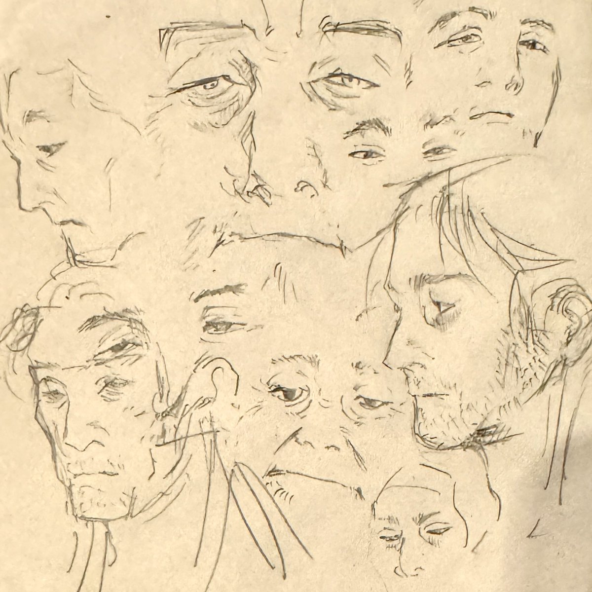 おぢは顔面の情報量が多くて描くの楽しいけどふと我に帰ったときの賢者タイムが5時間ぐらいになりもする 