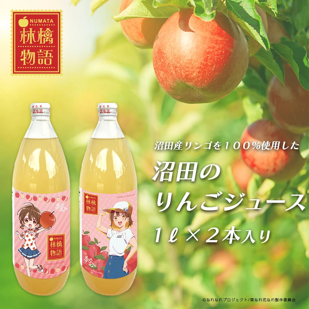 利根沼田のりんごジュース 1000ml 2本セット×4箱 沼田市観光協会 on X: 