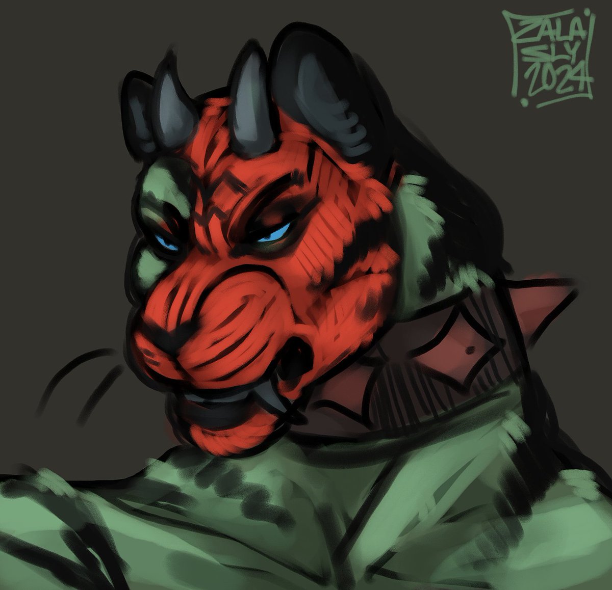 doodle of one of my chars Sting