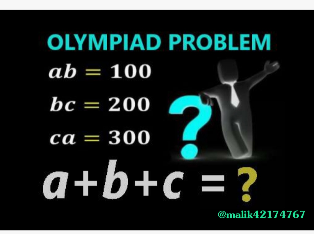 malik42174767's tweet image. #OlympiadProblem 
#MathPuzzleChallenge #MathRiddleChallenge