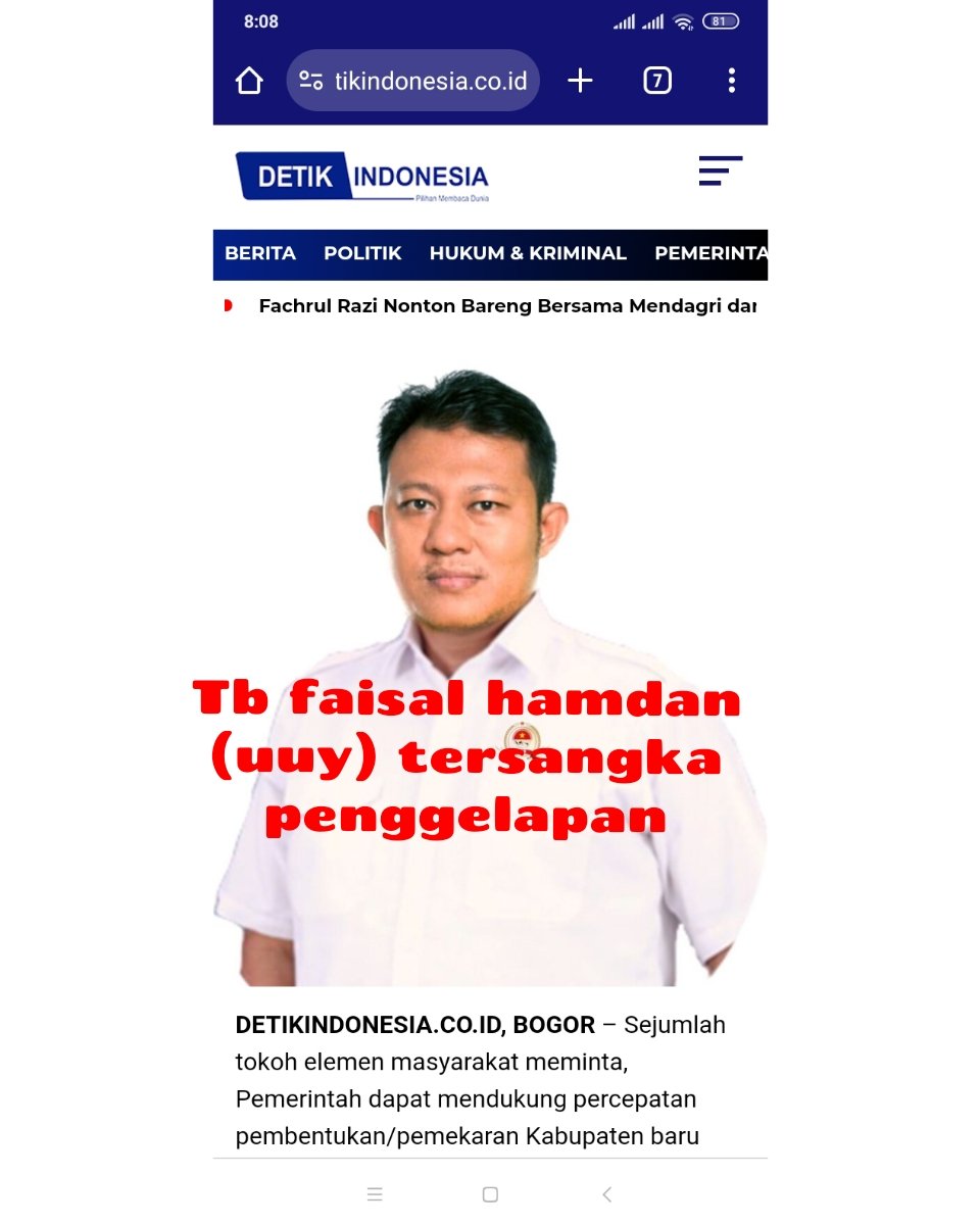 hari_wido's tweet photo. Seorang pakar hukum atas nama tb faisal hamdan terduga penggelapan kendaraan di wilayah bogor barat, aktif di GOLKAR menjadi timses dan kuasa hukum cagub banten no 1 dan cagub jakarta no1. #fypシviral @txtdrberseragam 
@txtdrimedia https://t.co/QJqA0sTaZx