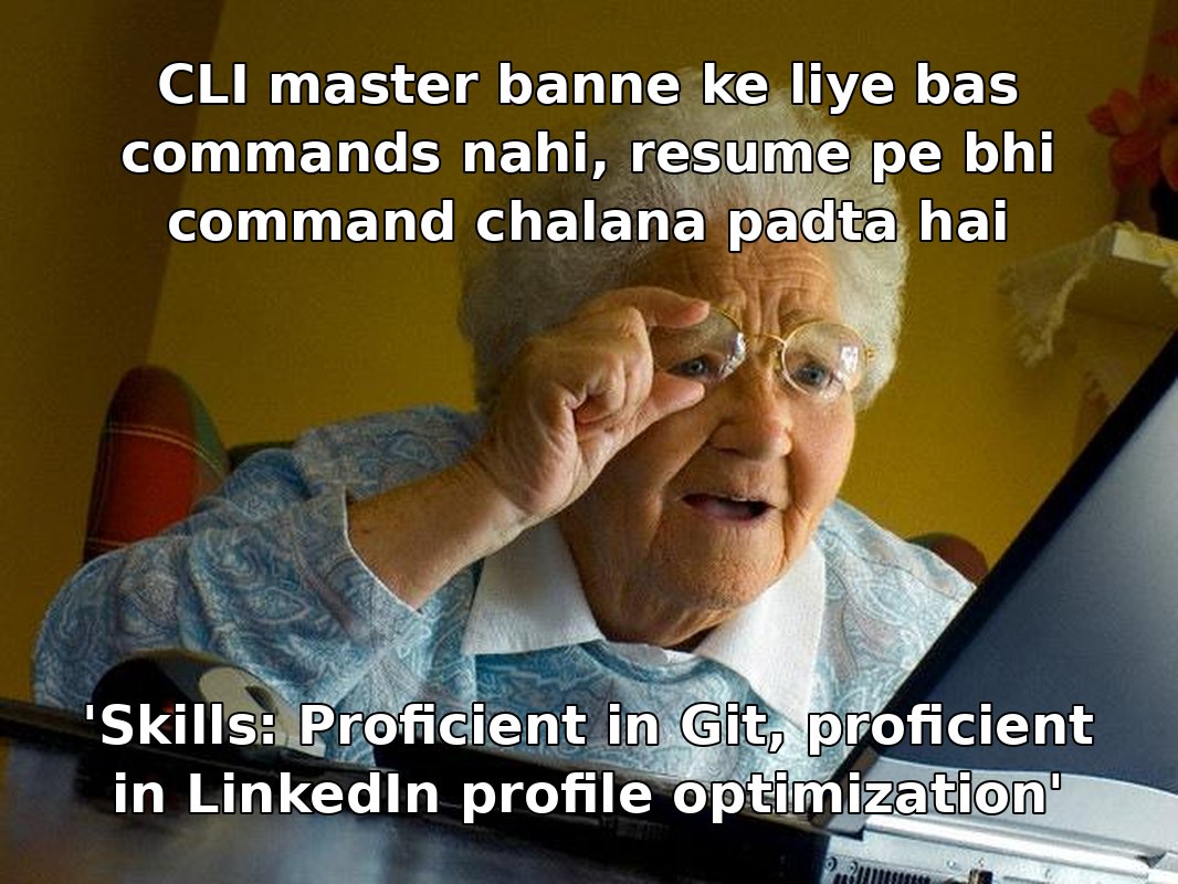 aryasoni98's tweet image. 📈 CLI for developers

#CareerAdvice #DevOps #CommandLineInterface #TechCareers #FutureOfWork