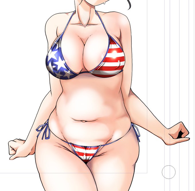 手前味噌ながら、いいカンジに上級者向けのおなかが描けた 