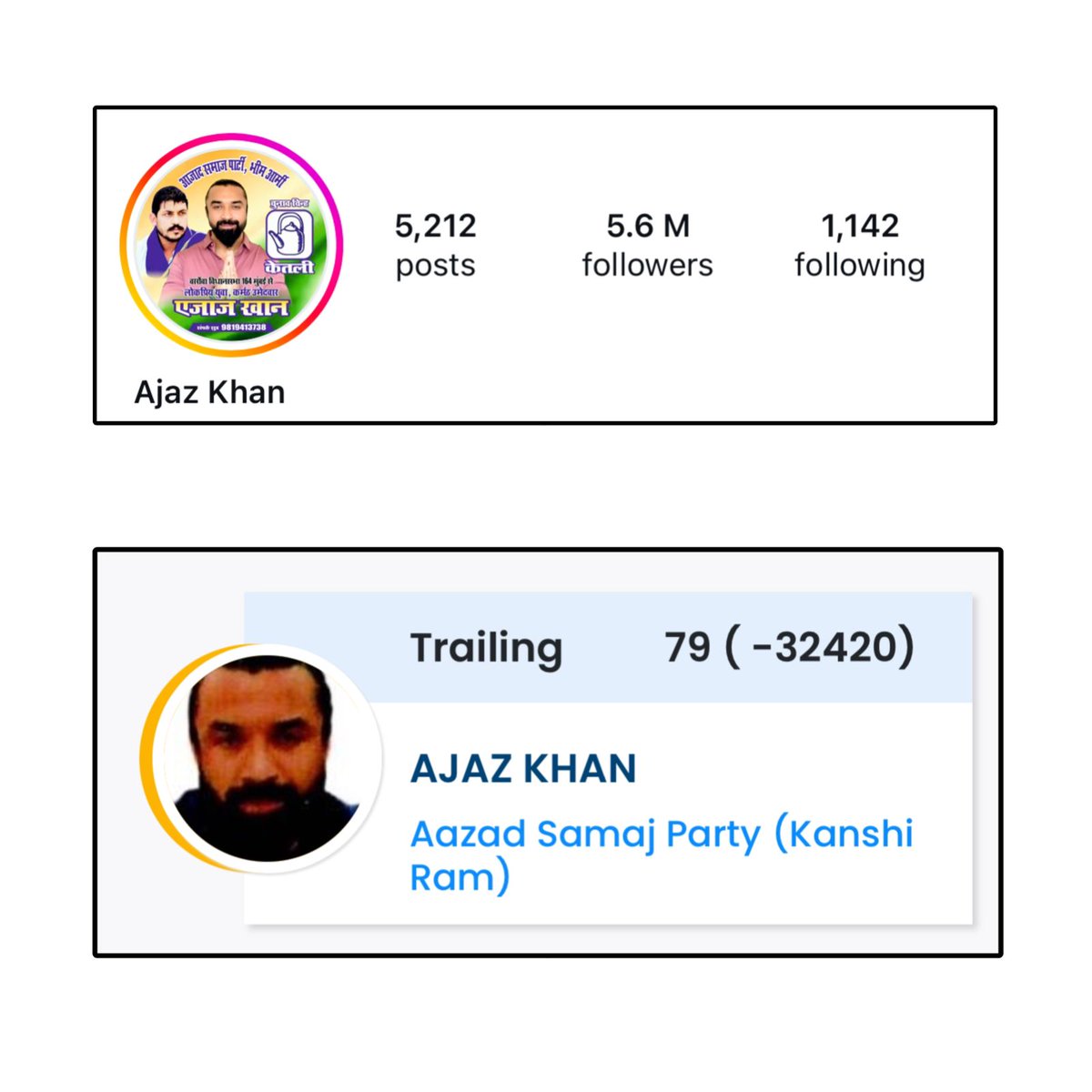 sagarcasm's tweet photo. Ajaz Khan who has 5.6 million followers on insta got 79 votes.

When you realise 16 year olds cannot vote in State Elections unlike Bigg Boss evictions https://t.co/j8ohPl62tV
