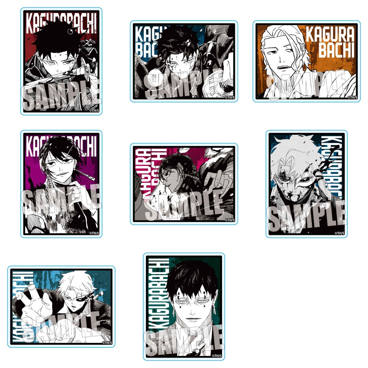 販売グッズ③】 『カグラバチ』TSUTAYA POP UP SHOP ・アクリルバッジ