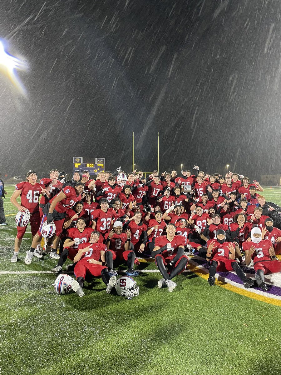 Congratulations to St. Ignatius HS for winning the CCS Open Division Football Championship over Saint Francis 10-7 in absolutely difficult conditions.
