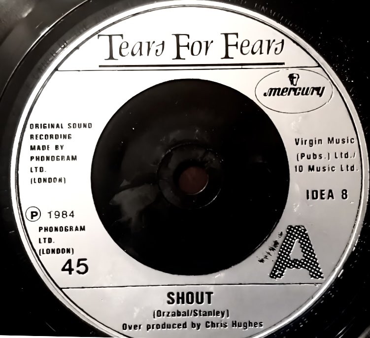 adeyb67's tweet photo. 40 years ago today TFF released this great song on 23 November 1984

Tears For Fears 
Shout

@NewWaveAndPunk #tearsforfears #music #80SMUSIC #records #vinylcollection #vinylrecords https://t.co/jzh9ytblbI