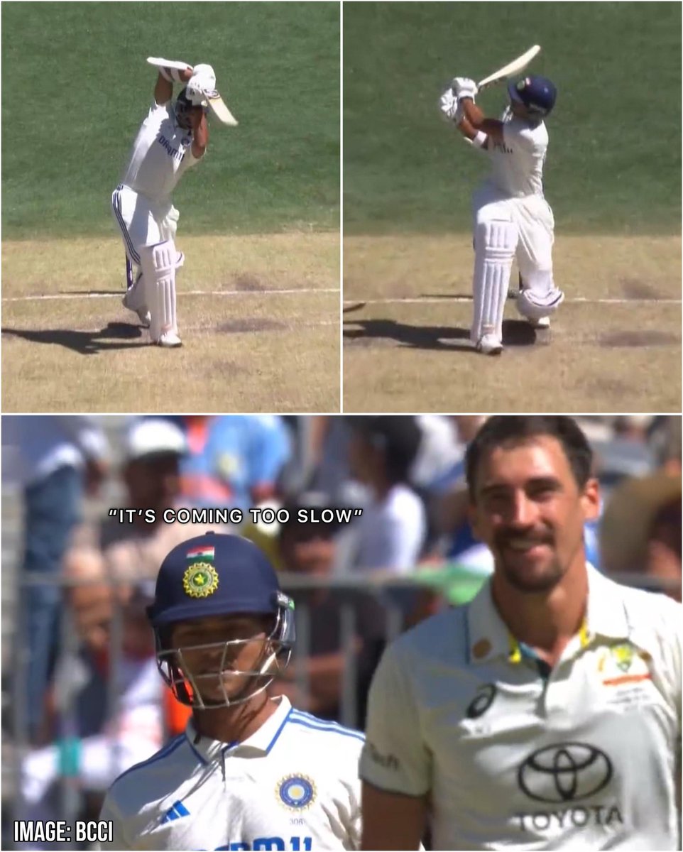 Ball: *142 kmph*

🔥😂 Jaiswal: