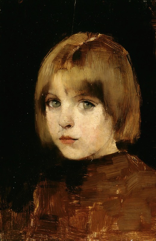 <a href="/pietvervaecke/">Piet Vervaecke</a> Ogen die ogen. 'Green Eyes'? Neen. Helene Schjerfbeck - 'Head of a Girl' (1886).