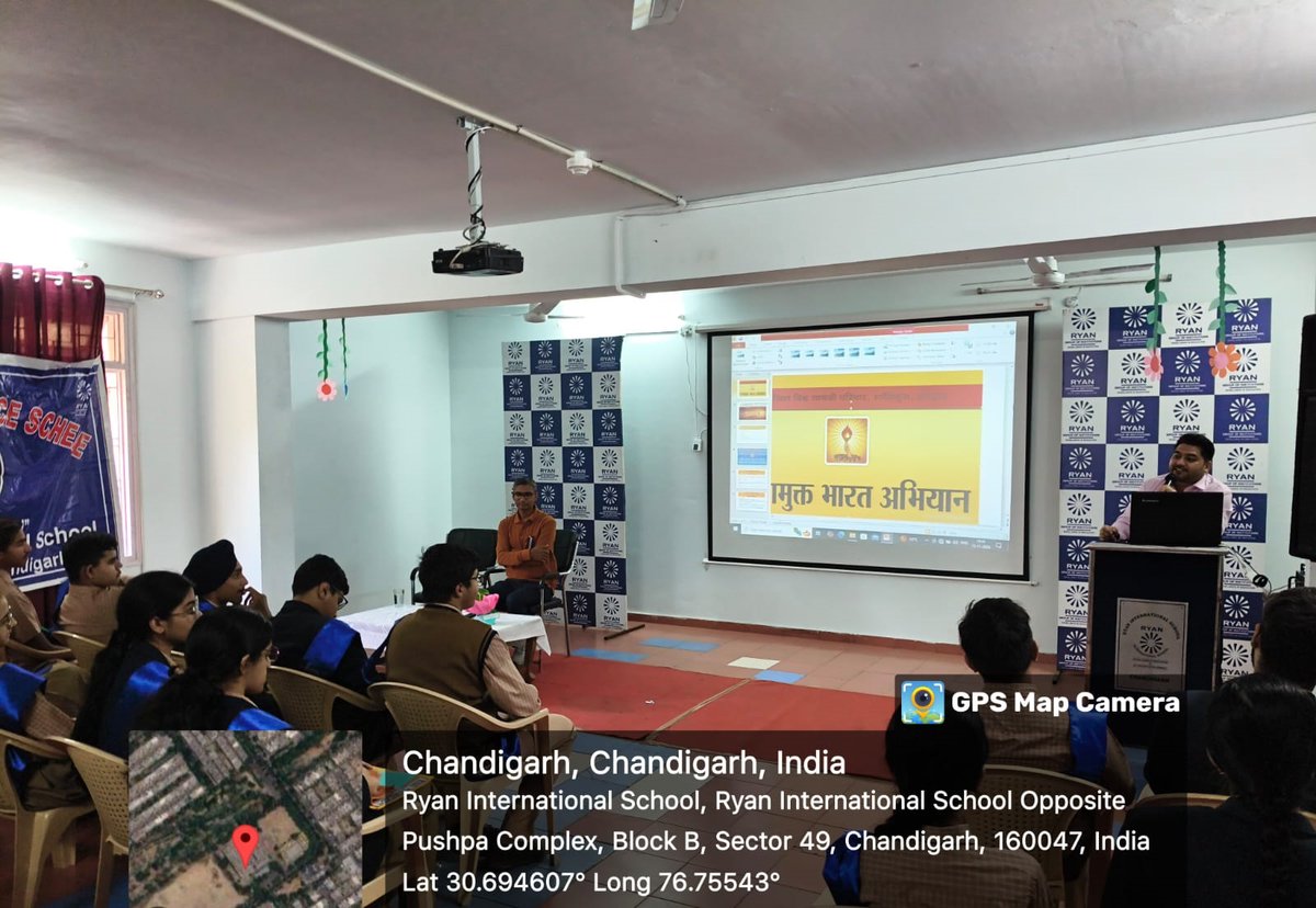 NSSRyanChd's tweet photo. Day-5 NSS Special Camp 2024 at Ryan International School, Chandigarh  
Date -16.11.2024   

Workshop on Nasha Mukt Bharat Abhiyaan https://t.co/KWs4qV0pEP