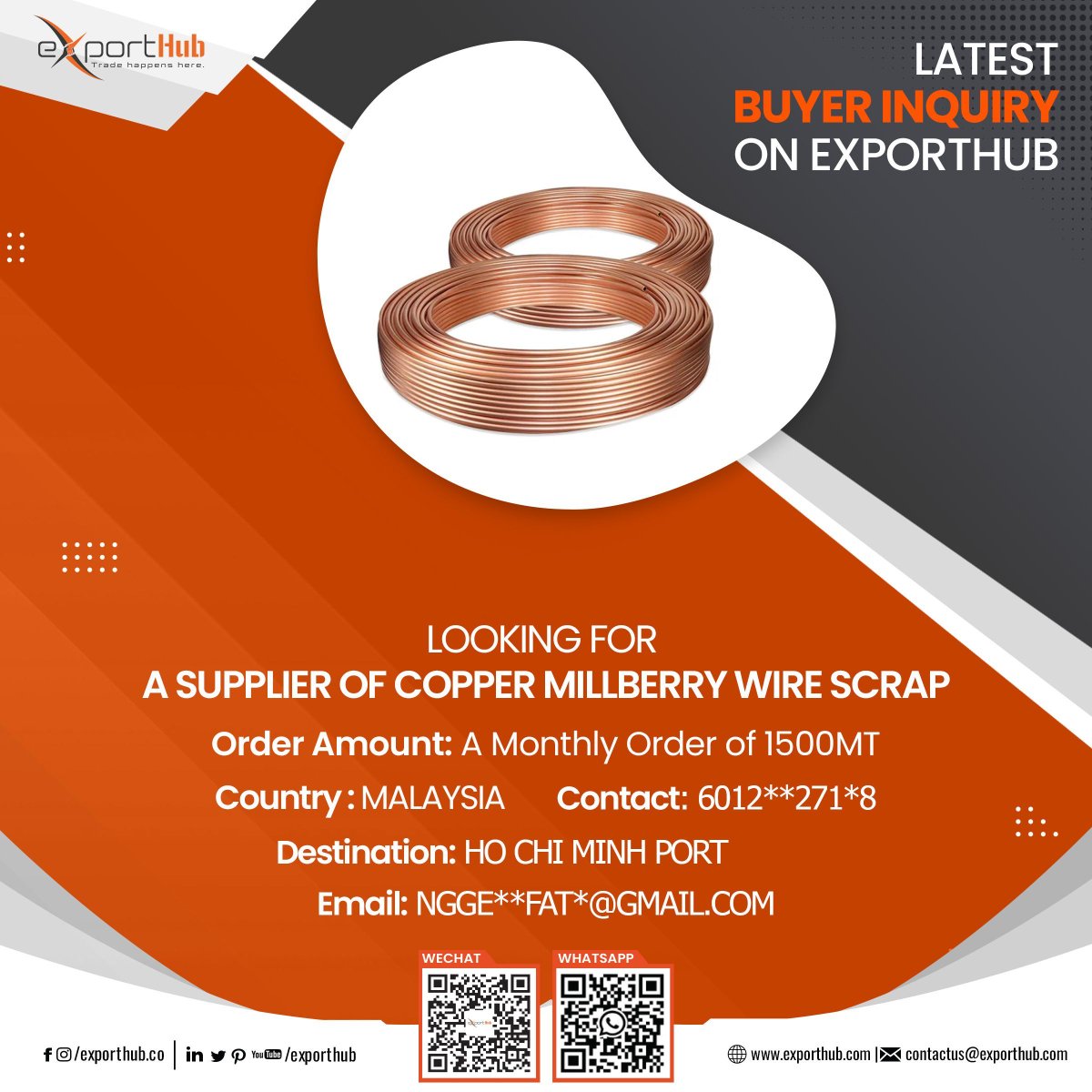 Grab the hottest deals before they're gone! Check out our latest buy offers and seize the perfect sourcing opportunities now.
Quote Now! 
exporthub.com/premiumservice… 
#Buyoffer #Exporthub #B2B #International #Trade #Buying