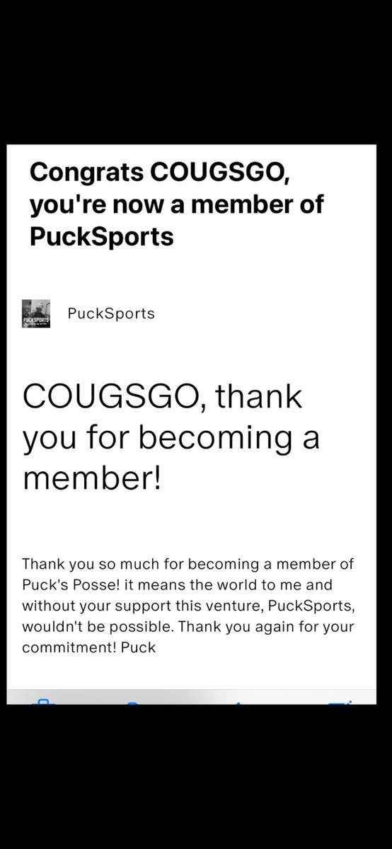 Way to go Jim👍🏼 <a href="/cougsgo/">Jim Moore</a> <a href="/PuckSports/">Puck</a>