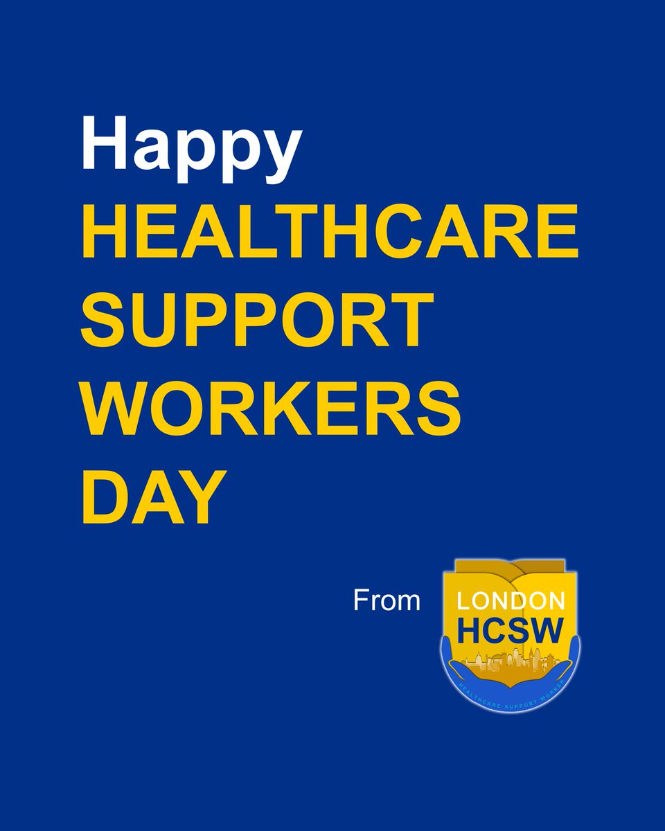 Happy Healthcare Support Workers Day to all the incredible HCSWs!

Your dedication, compassion, and hard work are truly appreciated.

Today, let’s celebrate YOU.

#WeAreHCSWs #LondonHCSW #WeAreTheNHS #HCSWDay #NursingSupportWorkersDay