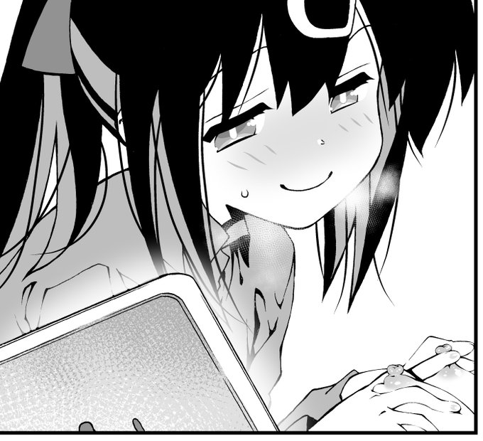 そんなお兄ちゃんを見守りつつモニモニするみはり。 