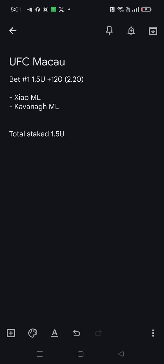 #ufcmacau Betting Breakdown

Xiao should be a bigger Favorite as recency bias for Le in a good performance in a loss is Coming in making this line closer then what it should be

And Kavanagh is worlds above Ochoa as far as physicality and Talent

#ufcbets #BestBets