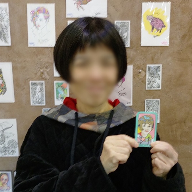 似顔絵を描かせて頂きました✨
ありがとうございます🌸

本日11/23(土)14:00~19:00Boji  hair+galleryさん(渋谷区東2-18-6松岡ビル201)『夢を描く展』に在廊で参加中です。

#師匠の弟子サボテン #イラスト #絵