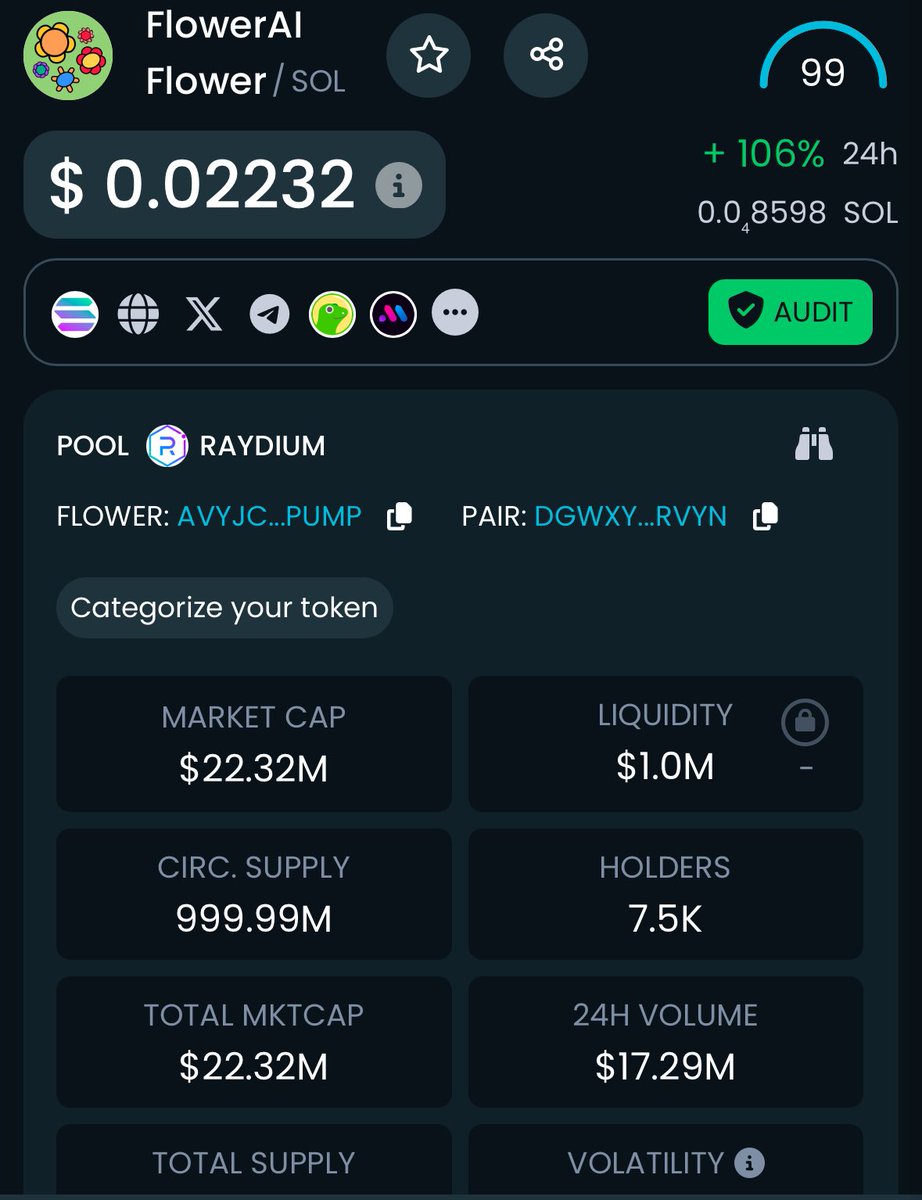 CryptoHayes's tweet photo. Kek

$FLOWER https://t.co/3xGjuuI0rl