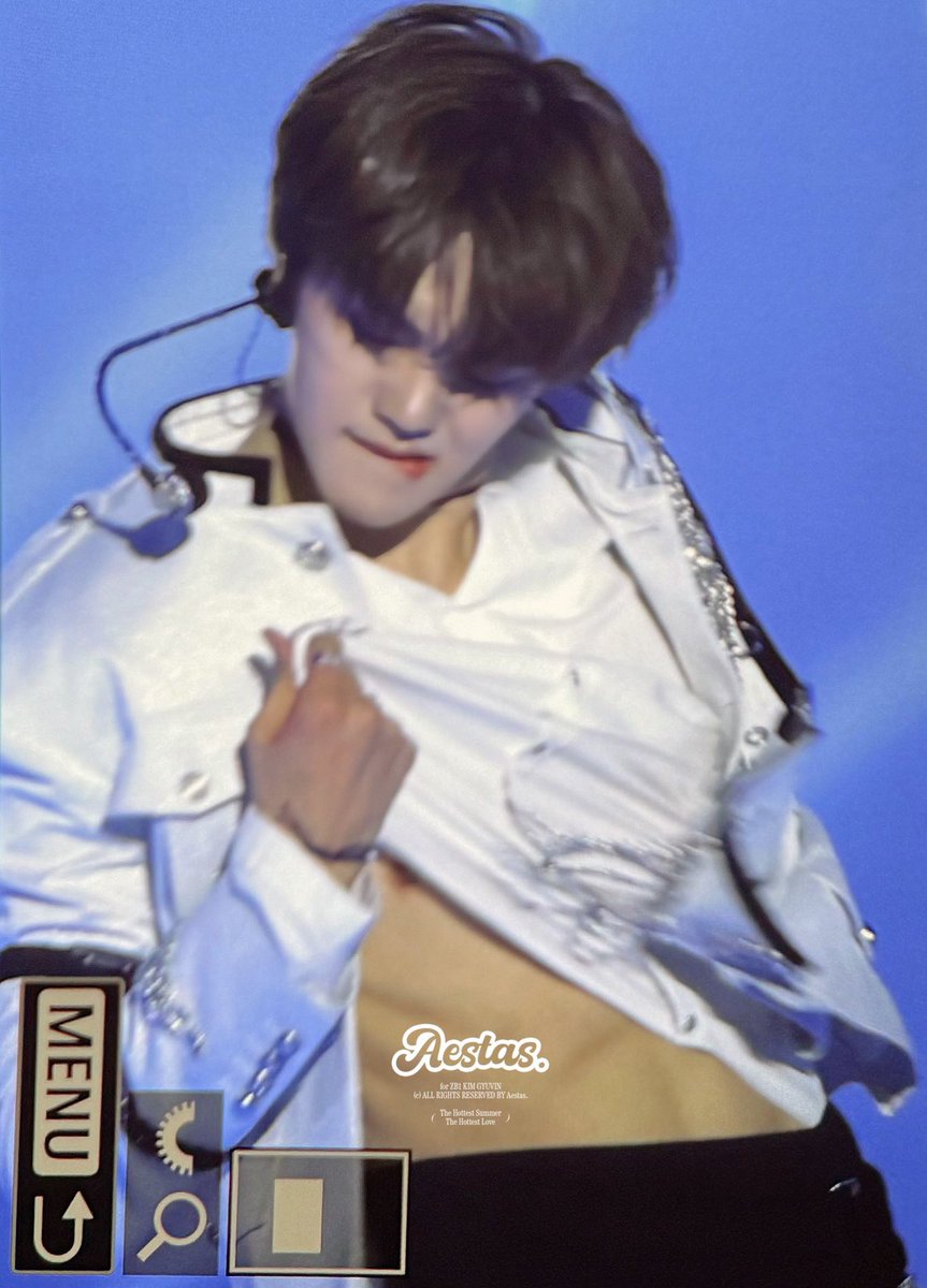 830bin's tweet photo. gyuvin talking about his abs during their performance and I DONT BLAME THEM CAUSE LOOK AT THIS MAN. 

🦌 but guys 
🦌 the staffs kept saying 
🦌 “gyuvin ah it’s real-time trending, ‘kim gyuvin abs’”
🦌 stuff like that 
🦌 these… honest people��.
🦌 oh really??? am i kind of a hot guy??ㅋㅋㅋㅋ