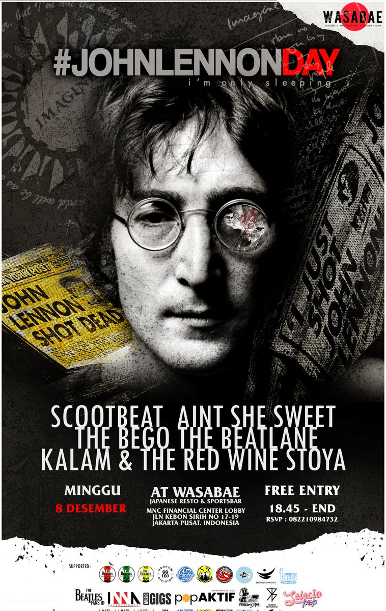 8 desember, yakali enggak kuy. 
Follow IG baru kita ya di @ thebeatles_ina