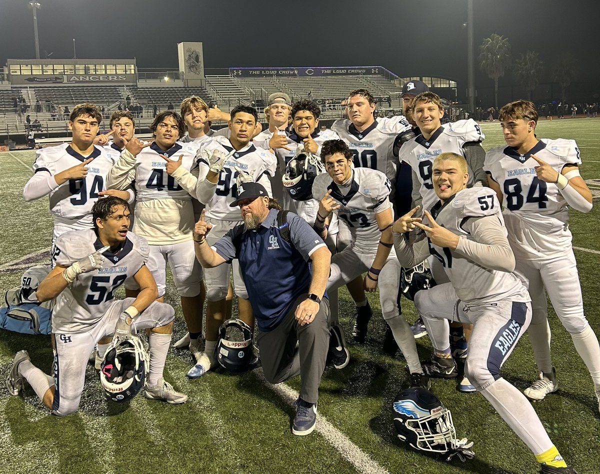 Back in the CIF Championship for the third year in a row!  The D-Line knows what it takes.  Back to work tomorrow.