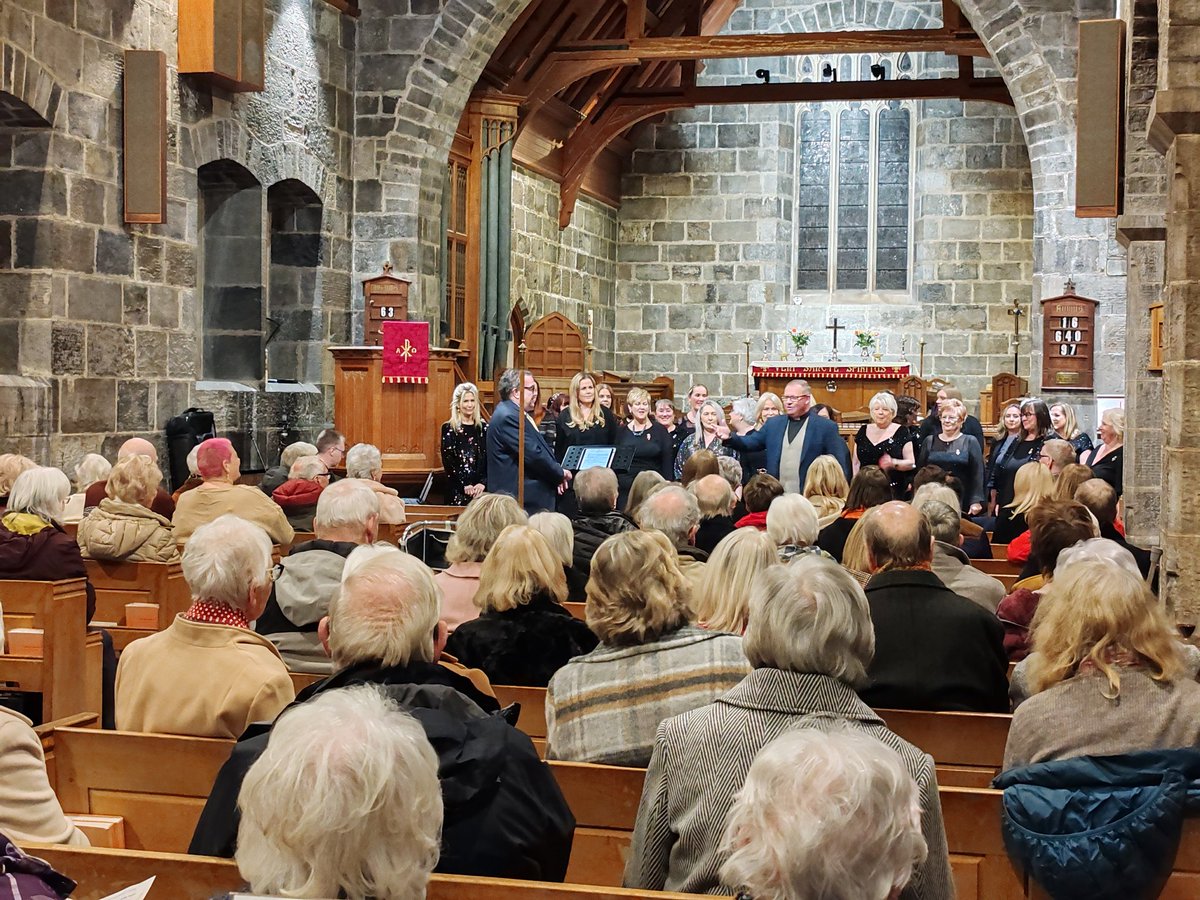 A great evening with the Taff Ely Ladies Choir and Hereford Police Male Voice Choir. #choir #concert #HEREFORD