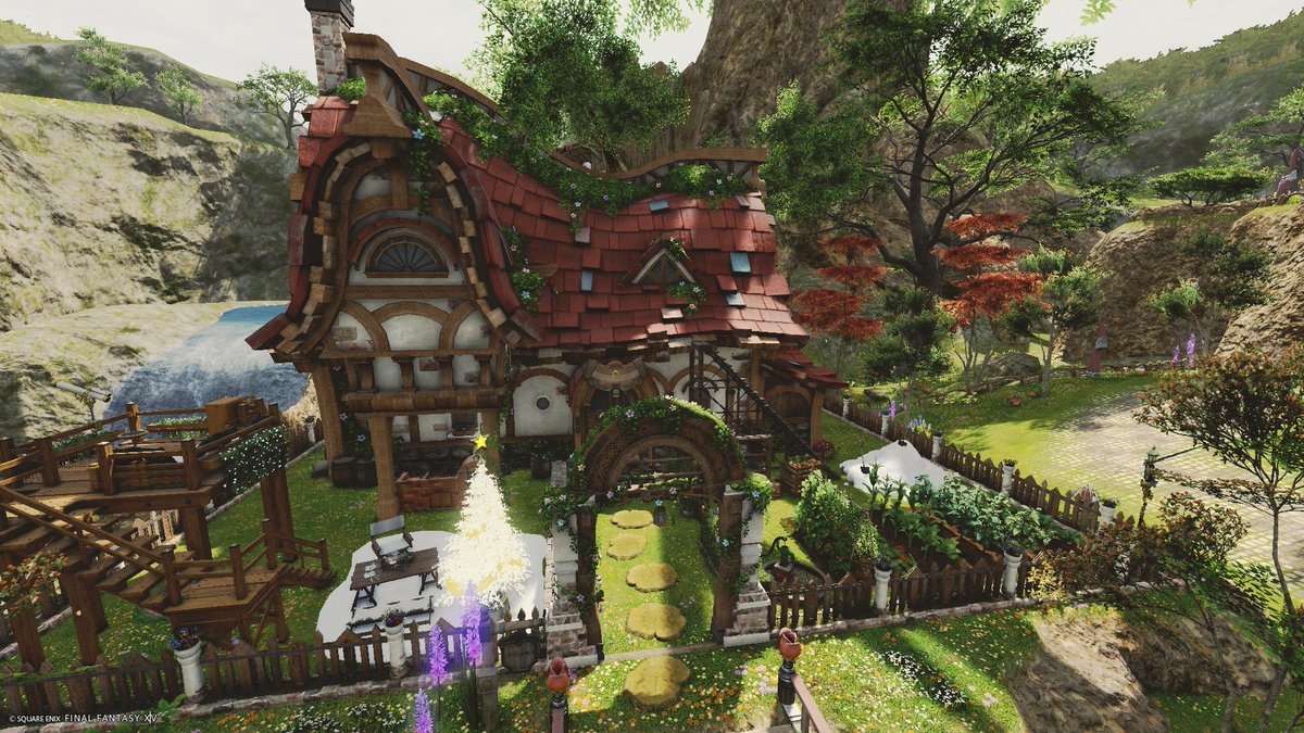 1000nin's tweet photo. Gaia DC  Durandal world
 ラベンダーベッド 第22区 60番地
に家建てました！

大衆酒場＆宿風に仕上げてみました。
1階が酒場、2階にちょっとしたプレイルームと宿泊施設をご用意
2階個室はオーナーの部屋になっております
お時間がありましたら是非お立ち寄り下さい！

#FF14 #FF14ハウジング https://t.co/3gH65tz7XQ