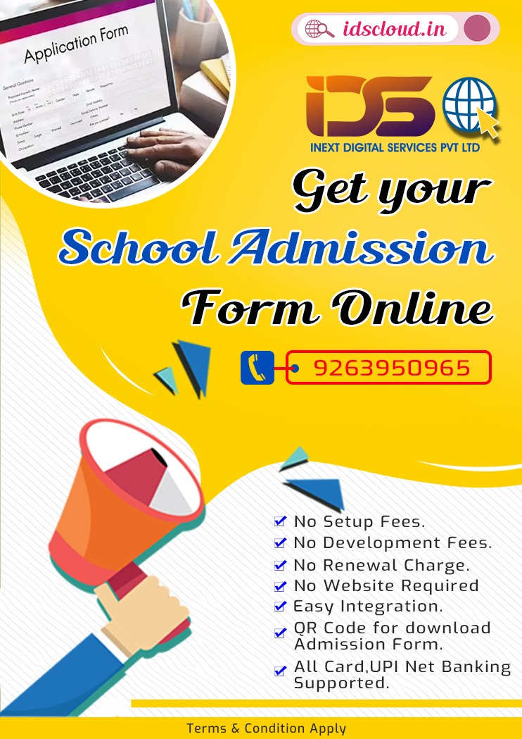 digitalmedia_24's tweet image. Get your School Admission Form Online. #ids
. 
. 
#OnlineAdmissionForm #schoolfeesoftware #IDS