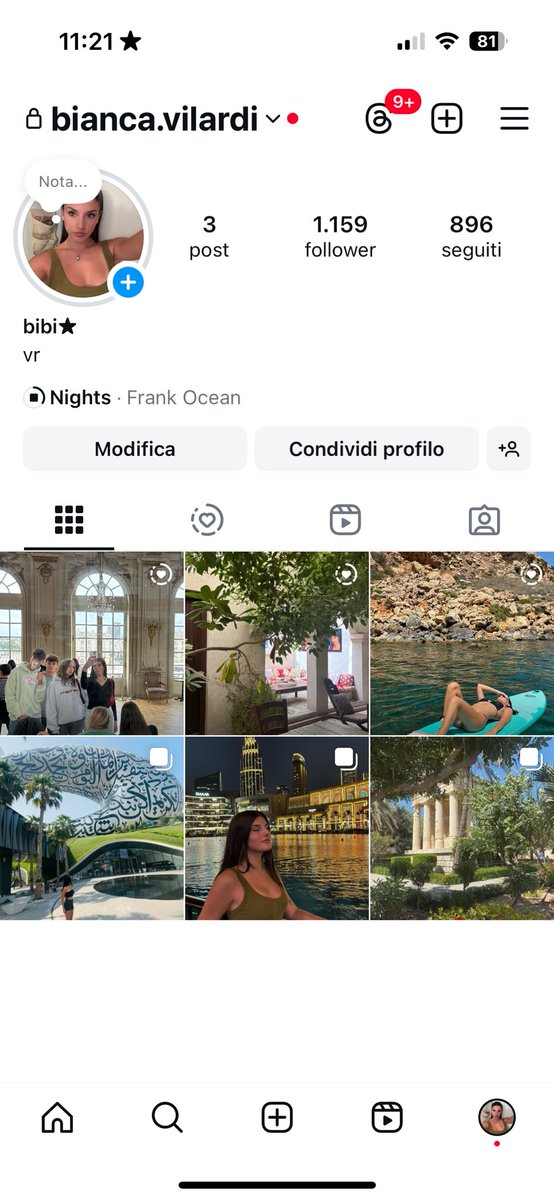 il mio insta sembra una serra