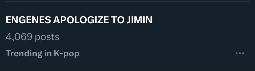 JIMIN SOLO STANS HAVE NO SHAME
ARMYS APOLOGIZE TO ENHYPEN
ARMYS APOLOGIZE TO ENGENES 
MAMA IS FUCKING RIGGED 

🤷🏻‍♀️🤷🏻‍♀️🤷🏻‍♀️