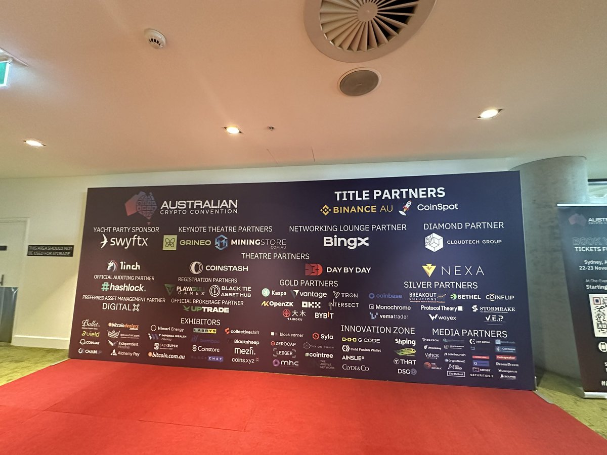 chainpeak's tweet photo. Excited to be at #ACCSydney with @AusCryptoCon! 

🚀 Let’s dive into the future of Web3 together. 

#Blockchain #Web3 #ChainPeak https://t.co/p3XpWylPFQ