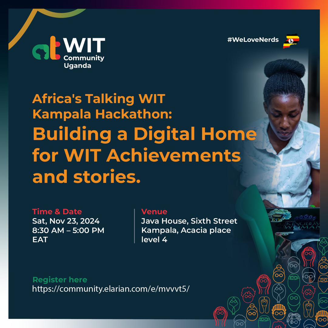 Allen Janet (@allenjanet19) on Twitter photo Women in Tech happening now #WIT #Welovenerds <a href="/ATCommunityKla/">Africa's Talking Developer Community Uganda</a> <a href="/Africastalking/">Africa's Talking</a> Women in Tech happening now #WIT #Welovenerds <a href="/ATCommunityKla/">Africa's Talking Developer Community Uganda</a> <a href="/Africastalking/">Africa's Talking</a>