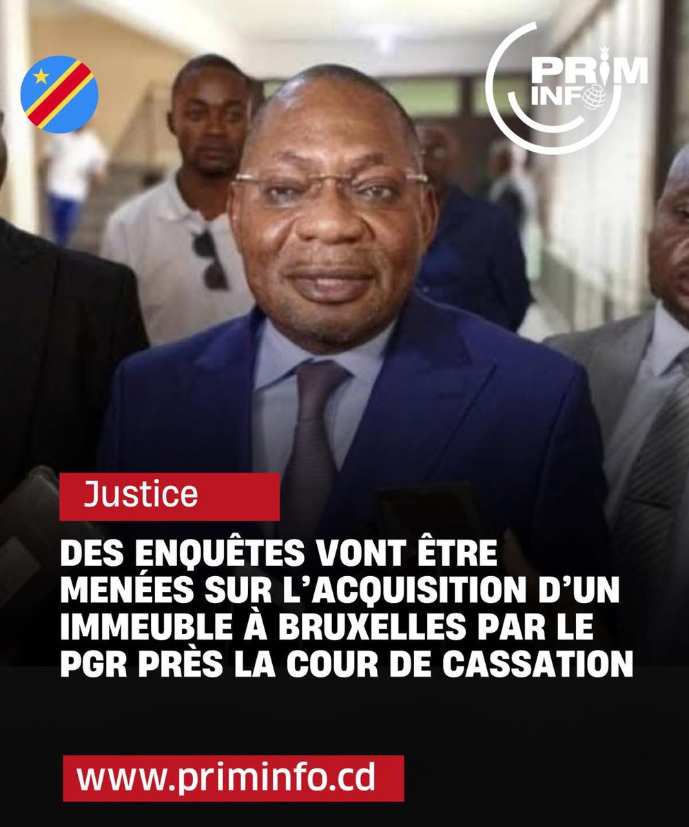 Priminfocd's tweet photo. Acquisition d'une maison en Belgique par le procureur général près la Cour de cassation : Constant Mutamba annonce l'ouverture d'une enquête https://t.co/tjhIiSoe87