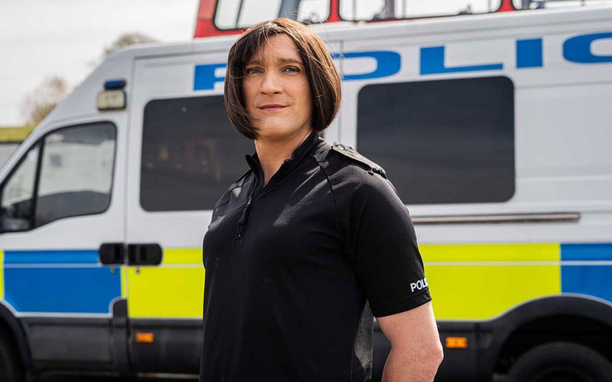 Inevitablewest's tweet image. 🚨BREAKING: British transgender police officers are now allowed to strip search female citizens under new guidance, per the Telegraph

This is a disgrace. They’re men.