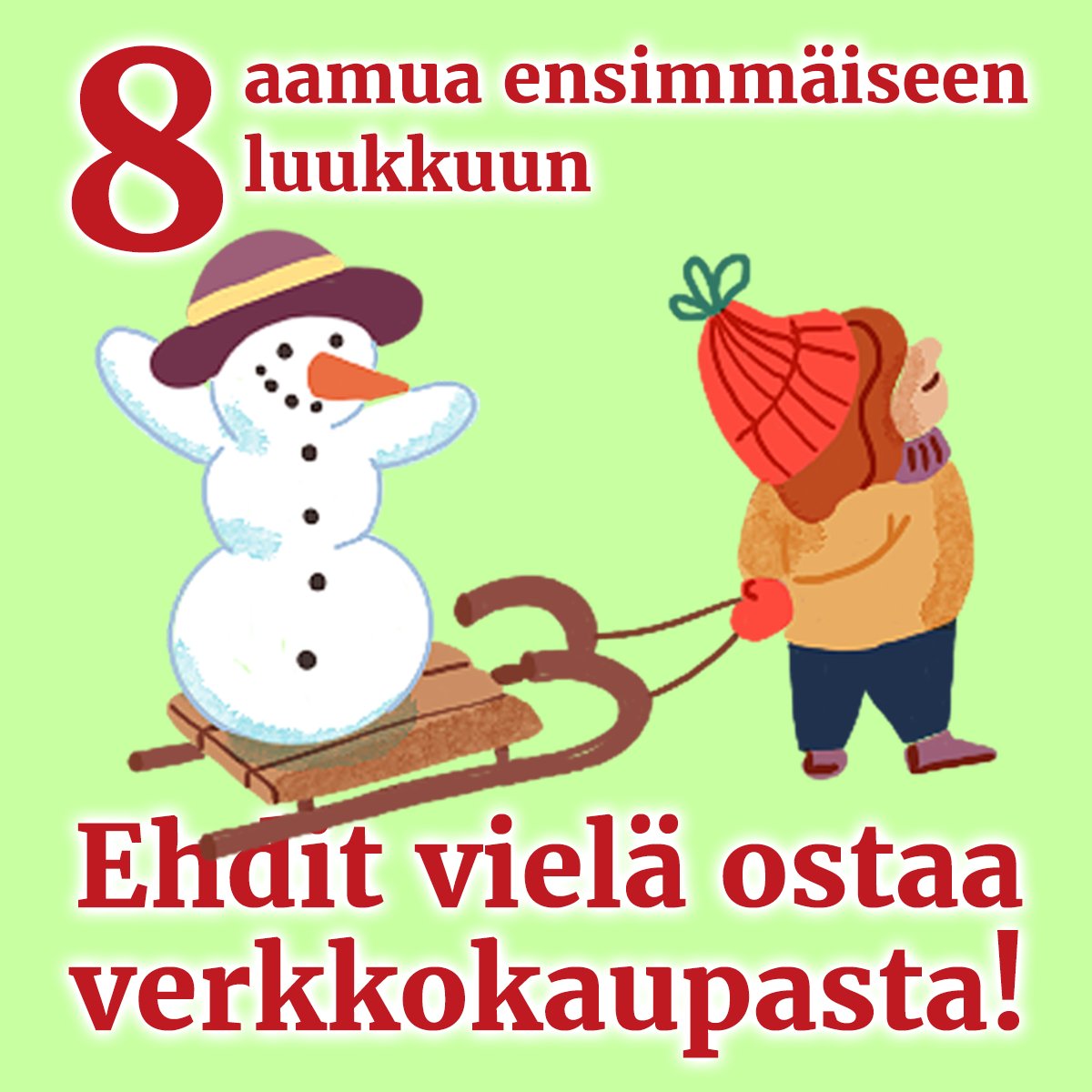 Ehdit vielä hankkia oman partiolaisten adventtikalenterisi verkkokaupasta. Tuotoilla mahdollistetaan ilmapartioharrastus Malmilla ensi vuonna lapsille ja nuorille: adventtikalenteri.fi/osta/lippukunt…

#ilmapartio #päpa #partioscout #adventtikalenteri #adventtikalenteri2024