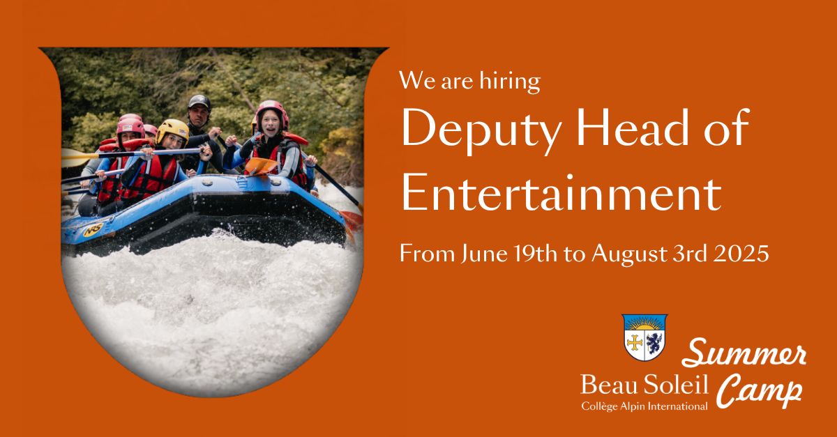 BeauSoleil_ch's tweet image. We're #hiring
Are you ready to make a difference this summer? As the Deputy Head of Entertainment, you will work alongside the Head of Entertainment to create engaging activities for campers aged 8 to 17.
Find out more information here 👉beausoleil.ch/summer-camp-de…
#cabslife