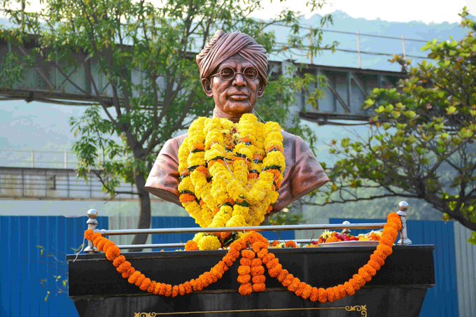 Seth Walchand Hirachand : On his 142nd birth Anniversary, my tributes to this great patriot, industrialist &amp; visionary .  He dared to lay foundation for the present day Hindustan Shipyard  during the pre-independence era and amidst WW-II ! I was privileged to be its former C&amp;MD!
