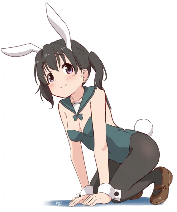 #バニーガール貼って元気づけてください 