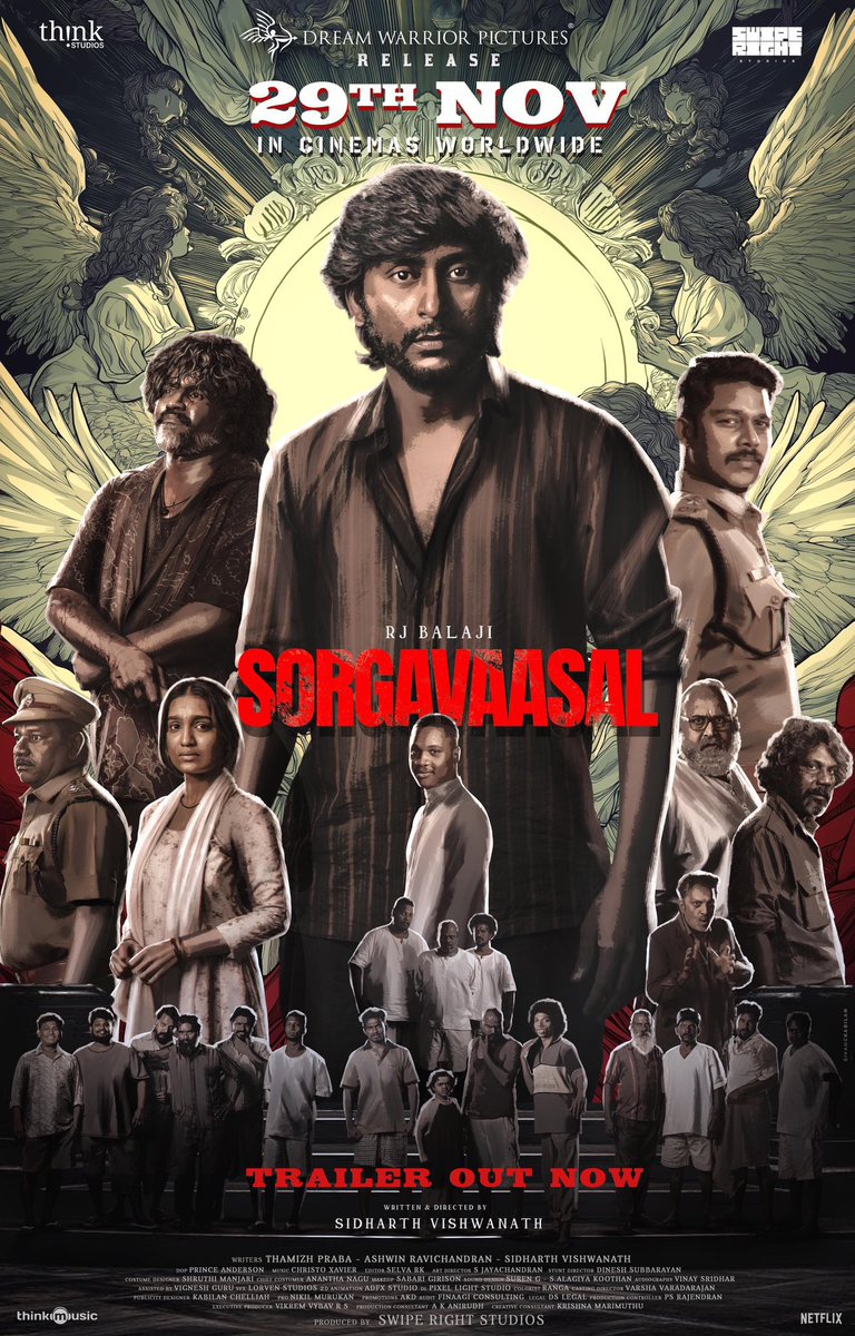 Mahat Raghavendra (@mahatofficial) on Twitter photo Fantastic job by the whole team of #Sorgavaasal ! Truly a very promising trailer 💯🔥
Can’t wait to watch it 🤩
Best wishes to my dear friends <a href="/sidd_rao/">Siddarth Rao</a> & <a href="/RJ_Balaji/">RJ Balaji</a> 🤗
& the whole team ❤️
youtu.be/D4-aV9MrN8g
<a href="/sid_vishwanath/">Sidharth Vishwanath</a> <a href="/selvaraghavan/">selvaraghavan</a> <a href="/natty_nataraj/">N.Nataraja Subramani</a> <a href="/SaniyaIyappan_/">Saniya Iyappan</a> Fantastic job by the whole team of #Sorgavaasal ! Truly a very promising trailer 💯🔥
Can’t wait to watch it 🤩
Best wishes to my dear friends <a href="/sidd_rao/">Siddarth Rao</a> & <a href="/RJ_Balaji/">RJ Balaji</a> 🤗
& the whole team ❤️
youtu.be/D4-aV9MrN8g
<a href="/sid_vishwanath/">Sidharth Vishwanath</a> <a href="/selvaraghavan/">selvaraghavan</a> <a href="/natty_nataraj/">N.Nataraja Subramani</a> <a href="/SaniyaIyappan_/">Saniya Iyappan</a>