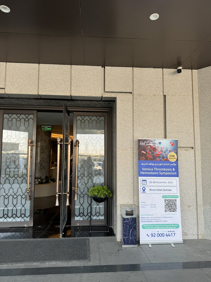 Ph_AbdullahTJ's tweet photo. Glad to be volunteer at the venous thrombosis in hemostasis symposium conference 🙏💊 https://t.co/MOZc3xQPWM