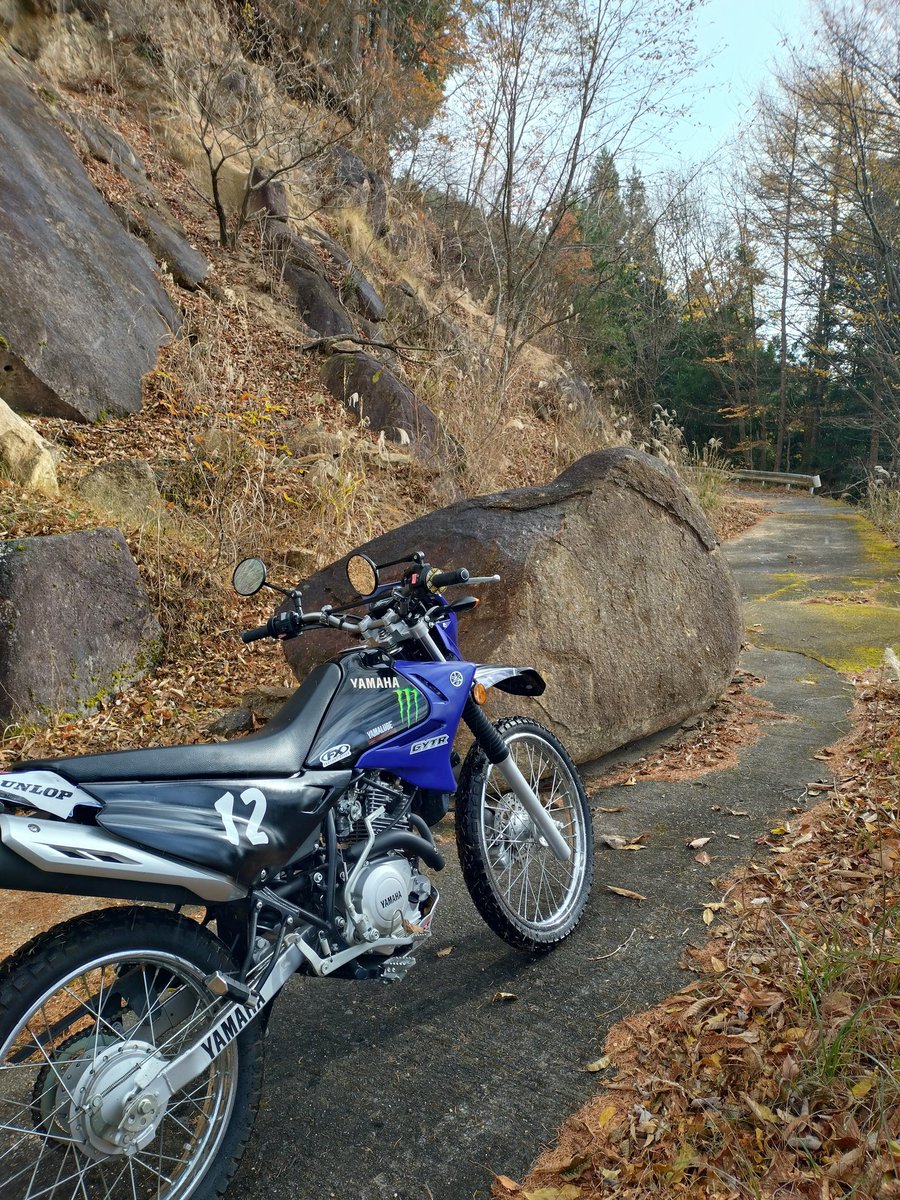 psycho_kuma's tweet photo. 赤城の東のほうの林道
#XTZ125 https://t.co/E0ugbpPExG