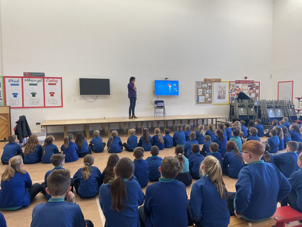 Diolch yn fawr i <a href="/BulliesOut/">BulliesOut</a> am ddod i gynnal gwasanaeth a gweithdai gyda chyfnod allweddol 2🙅 😄
Thank you <a href="/BulliesOut/">BulliesOut</a> for hosting our assembly and workshops with key stage 2🙅‍♀️ 😄