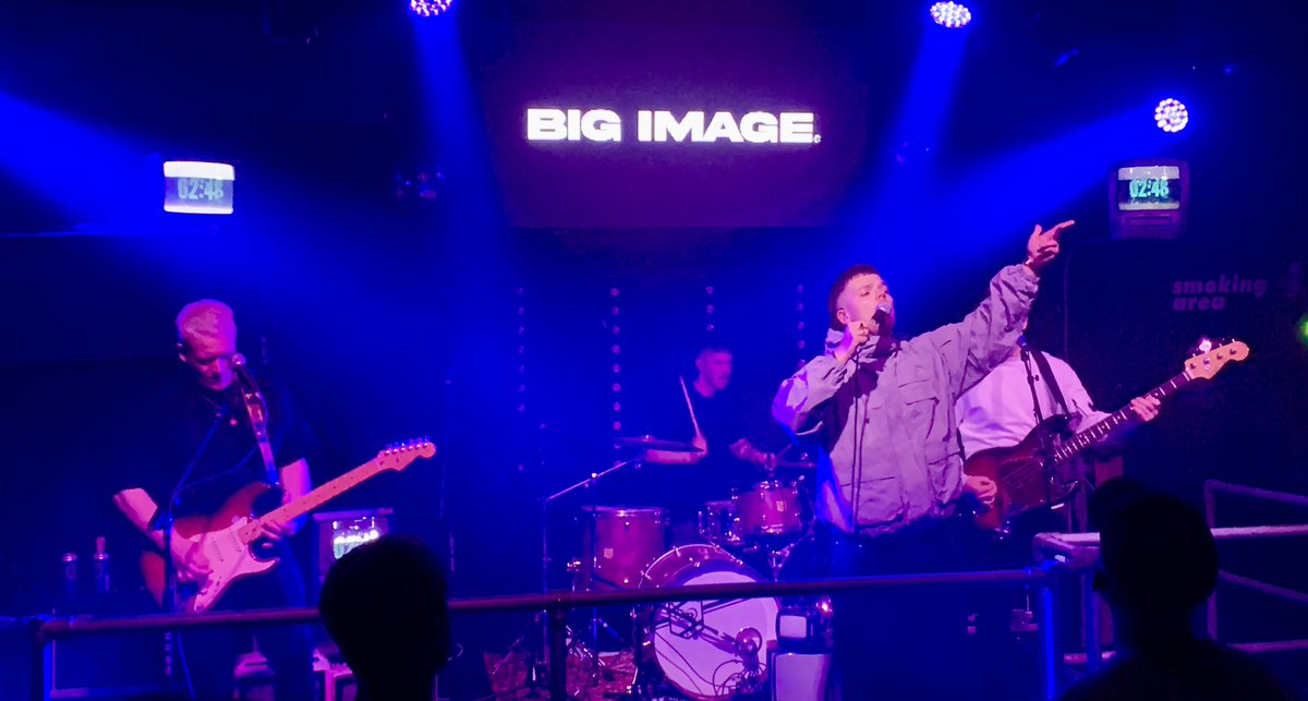 RawSoundTV's tweet image. Fantastic gig last night from friends of the show @bigimage at @mamarouxsbham - The lads on top form with new tracks sounding class &amp;amp; of course the old faves ‘Club’, ‘Cool Kids’, ‘Frankie’ &amp;amp; Separate Beat’ sounding bigger than ever. Great to catch up with the lads too for a chat