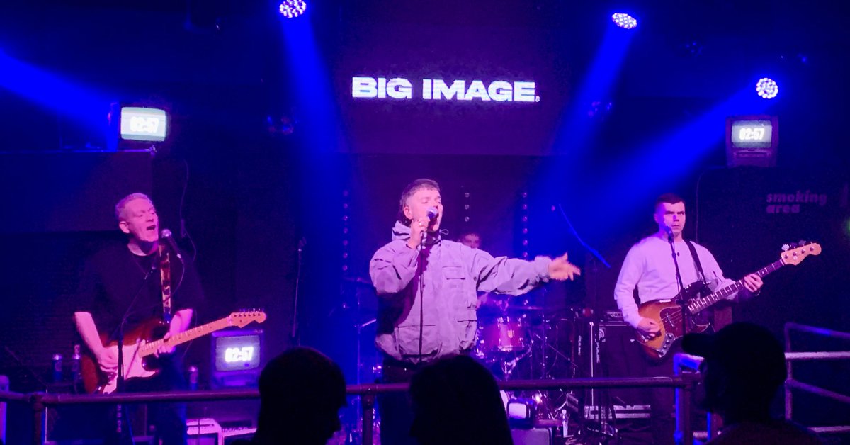 Fantastic gig last night from friends of the show <a href="/bigimage/">BIG IMAGE</a> at <a href="/mamarouxsbham/">Mama Roux's</a> - The lads on top form with new tracks sounding class &amp; of course the old faves ‘Club’, ‘Cool Kids’, ‘Frankie’ &amp; Separate Beat’ sounding bigger than ever. Great to catch up with the lads too for a chat