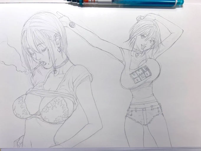 パピコ落書き 