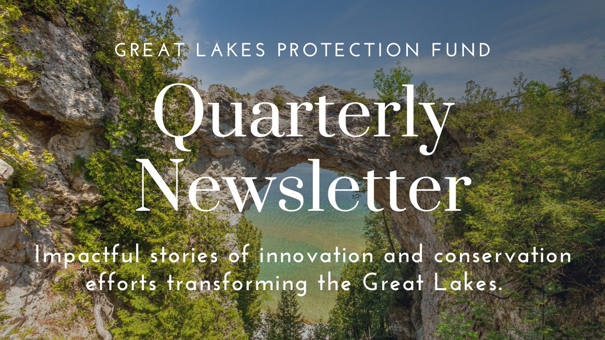Stay connected with the latest Great Lakes projects and solutions! Subscribe to the GLPF newsletter for updates on our work and ways to support a healthier, more sustainable future for our region. Sign up now! glpf.org/#sign-up-form