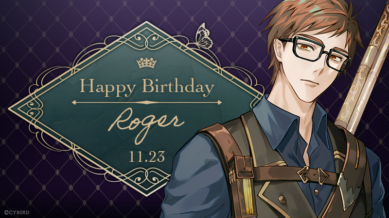 🍻 Happy Birthday, Roger! 🍻
(VA: Takuya Eguchi) ✨ 

Set Alfons &amp; Jude 4★+ cards to your home screen in-game to hear their birthday greetings to Roger! 💚

Plus, tag your Roger art &amp; bday wishes with #ikevilbday! 🎉

🔻PLAY NOW🔻
bit.ly/PlayIkeVil

 #ikevil #otome